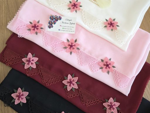 PEMBE ÇİÇEKLİ, 2 Lİ SET
