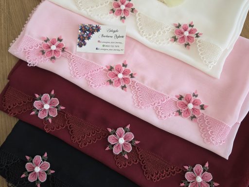 PEMBE ÇİÇEKLİ, 2 Lİ SET