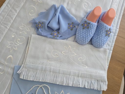 Lotus'un Rüyası, Bebe Mavi, 6'lı Seccade Seti